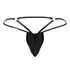 CandyMan 99738 Gloss G-String Color Black